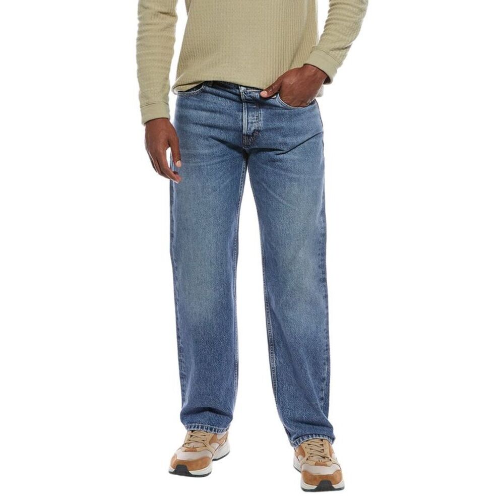 Frame Denim Mens  Collegiate Relaxed Jean, Blue